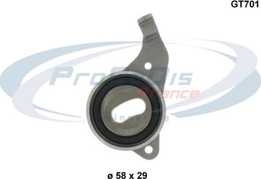 Procodis France GT701 - Spriegotājrullītis, Gāzu sadales mehānisma piedziņas siksna autodraugiem.lv