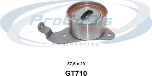 Procodis France GT710 - Spriegotājrullītis, Gāzu sadales mehānisma piedziņas siksna autodraugiem.lv