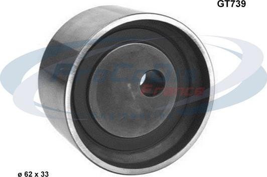Procodis France GT739 - Spriegotājrullītis, Gāzu sadales mehānisma piedziņas siksna autodraugiem.lv