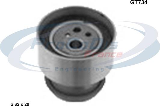 Procodis France GT734 - Spriegotājrullītis, Gāzu sadales mehānisma piedziņas siksna autodraugiem.lv