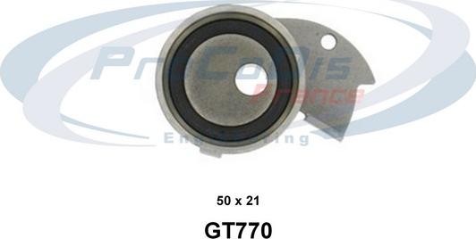 Procodis France GT770 - Spriegotājrullītis, Gāzu sadales mehānisma piedziņas siksna autodraugiem.lv