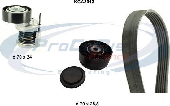 Procodis France KGA3013 - Ķīļrievu siksnu komplekts autodraugiem.lv