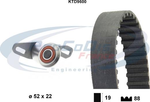 Procodis France KTD9600 - Zobsiksnas komplekts autodraugiem.lv