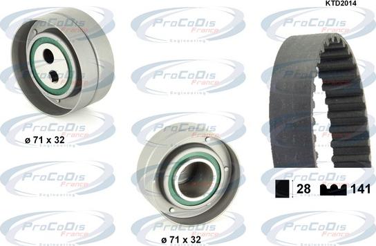 Procodis France KTD2014 - Zobsiksnas komplekts autodraugiem.lv