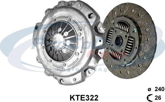 Procodis France KTE322 - Sajūga komplekts autodraugiem.lv