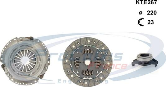 Procodis France KTE267 - Sajūga komplekts autodraugiem.lv