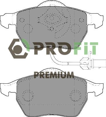 Profit 5005-1717 - Bremžu uzliku kompl., Disku bremzes autodraugiem.lv