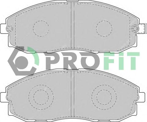 Profit 5000-1498 - Bremžu uzliku kompl., Disku bremzes autodraugiem.lv