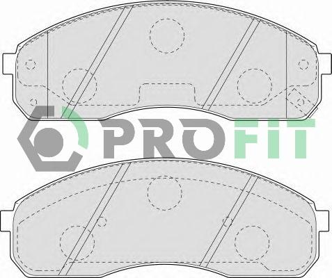 Profit 5000-1595 - Bremžu uzliku kompl., Disku bremzes autodraugiem.lv