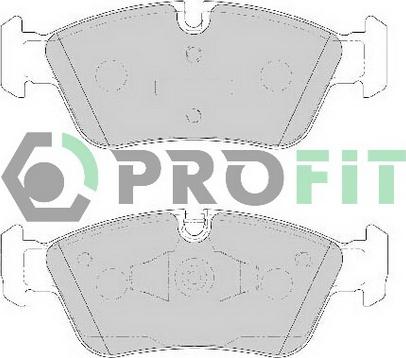 Profit 5000-1751 C - Bremžu uzliku kompl., Disku bremzes autodraugiem.lv