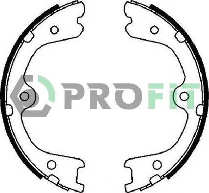 Profit 5001-4030 - Bremžu loku komplekts autodraugiem.lv