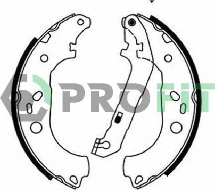 Profit 5001-0687 - Bremžu loku komplekts autodraugiem.lv