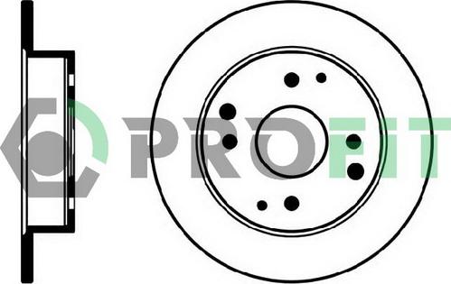 Profit 5010-0565 - Bremžu diski autodraugiem.lv