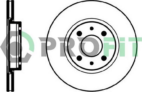Profit 5010-0521 - Bremžu diski autodraugiem.lv