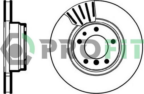 Profit 5010-0624 - Bremžu diski autodraugiem.lv