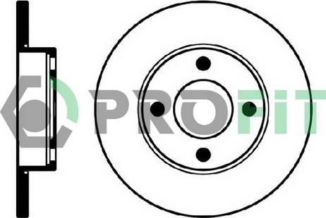 Profit 5010-0048 - Bremžu diski autodraugiem.lv