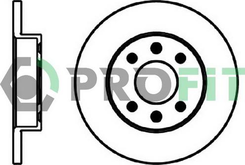 Profit 5010-0055 - Bremžu diski autodraugiem.lv