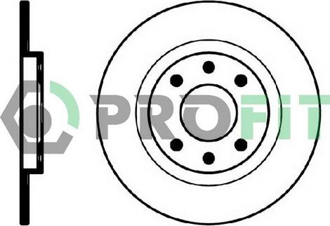 Profit 5010-0051 - Bremžu diski autodraugiem.lv