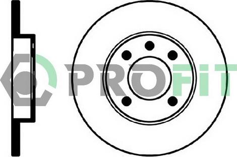 Profit 5010-0103 - Bremžu diski autodraugiem.lv