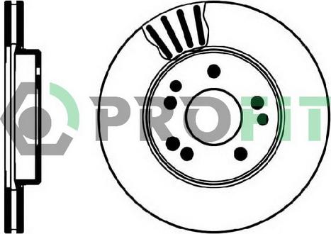 Profit 5010-0181 - Bremžu diski autodraugiem.lv
