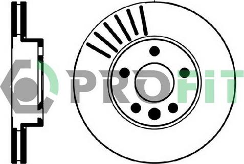 Profit 5010-0846 - Bremžu diski autodraugiem.lv