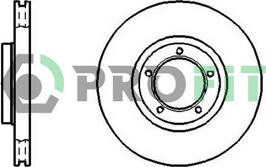 Profit 5010-0848 - Bremžu diski autodraugiem.lv