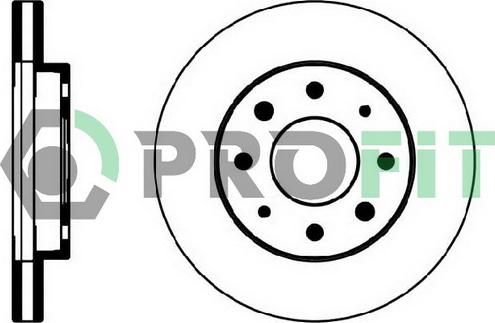 Profit 5010-0885 - Bremžu diski autodraugiem.lv