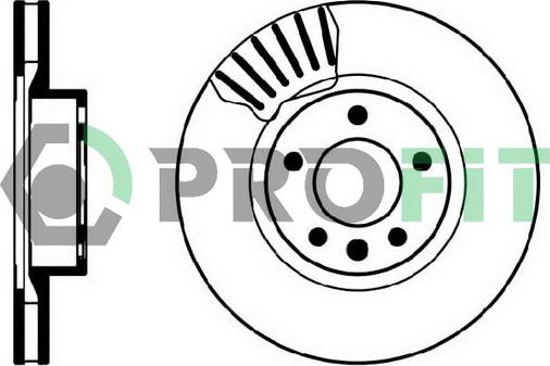 Profit 5010-0330 - Bremžu diski autodraugiem.lv
