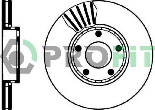Profit 5010-0320 - Bremžu diski autodraugiem.lv