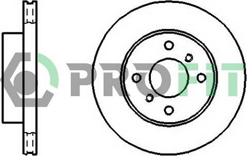 Profit 5010-0260 - Bremžu diski autodraugiem.lv