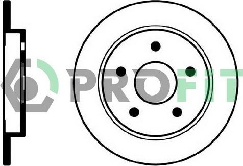 Profit 5010-0232 - Bremžu diski autodraugiem.lv