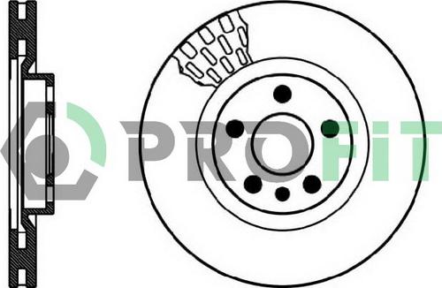 Profit 5010-0760 - Bremžu diski autodraugiem.lv