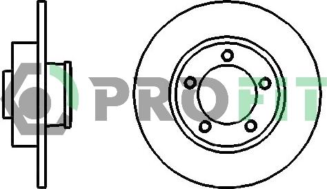Profit 5010-1498 - Bremžu diski autodraugiem.lv