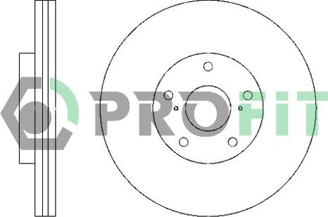 Profit 5010-1446 - Bremžu diski autodraugiem.lv