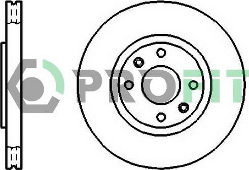 Profit 5010-1152 - Bremžu diski autodraugiem.lv