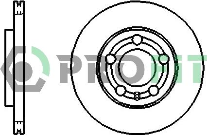 Profit 5010-1164 - Bremžu diski autodraugiem.lv