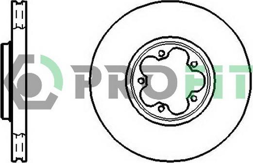 Profit 5010-1113 - Bremžu diski autodraugiem.lv