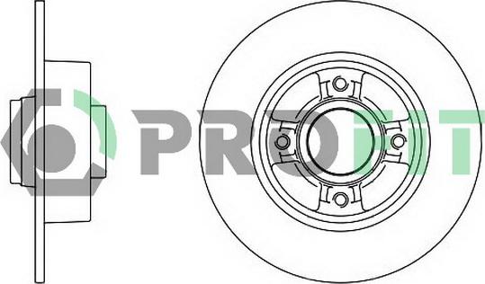 Profit 5010-1369 - Bremžu diski autodraugiem.lv