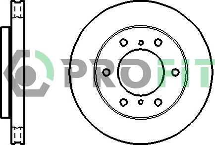 Profit 5010-1384 - Bremžu diski autodraugiem.lv