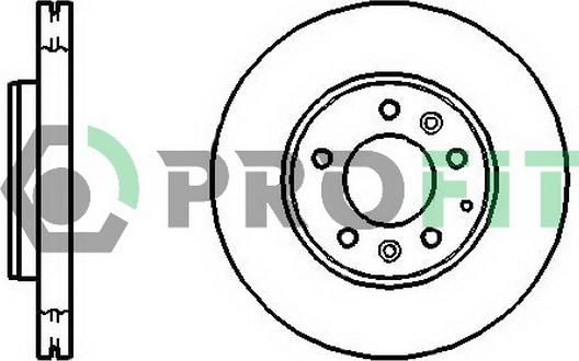 Profit 5010-1210 - Bremžu diski autodraugiem.lv