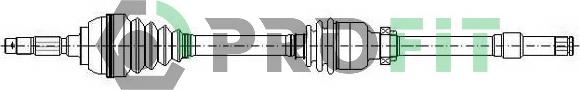 Profit 2730-0063 - Piedziņas vārpsta autodraugiem.lv