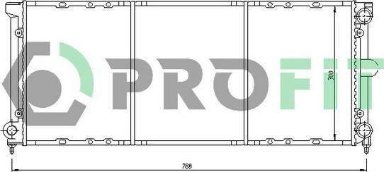 Profit PR 9537A1 - Radiators, Motora dzesēšanas sistēma autodraugiem.lv