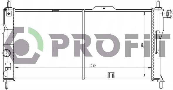 Profit PR 5052A3 - Radiators, Motora dzesēšanas sistēma autodraugiem.lv