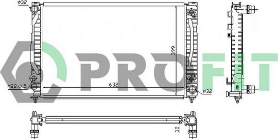 Profit PR 0014A3 - Radiators, Motora dzesēšanas sistēma autodraugiem.lv