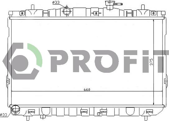 Profit PR 1806A1 - Radiators, Motora dzesēšanas sistēma autodraugiem.lv