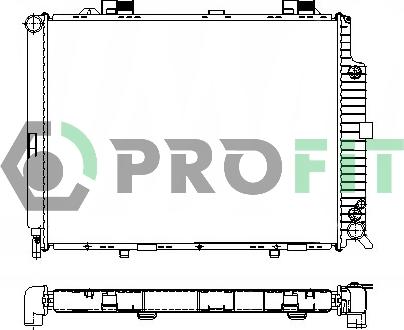 Profit PR 3564A1 - Radiators, Motora dzesēšanas sistēma autodraugiem.lv