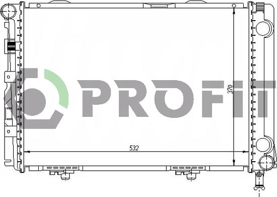 Profit PR 3524A6 - Radiators, Motora dzesēšanas sistēma autodraugiem.lv