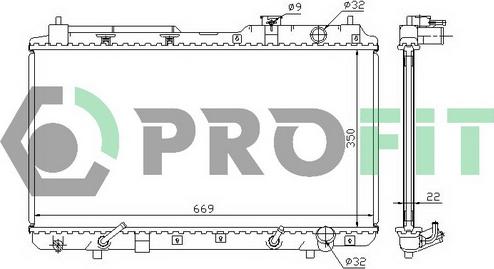 Profit PR 2915A1 - Radiators, Motora dzesēšanas sistēma autodraugiem.lv