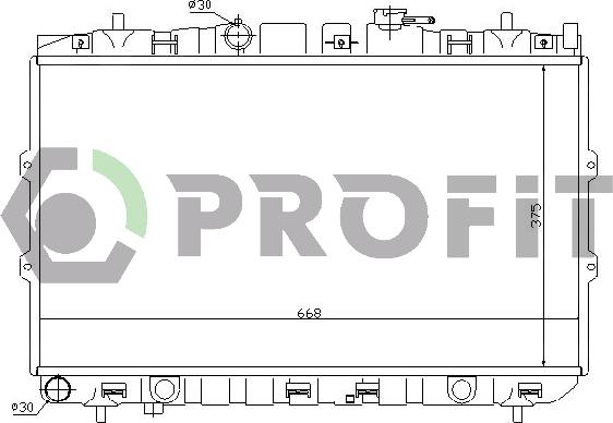 Profit PR 2910A9 - Radiators, Motora dzesēšanas sistēma autodraugiem.lv