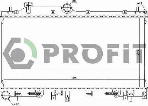 Profit PR 2910A2 - Radiators, Motora dzesēšanas sistēma autodraugiem.lv